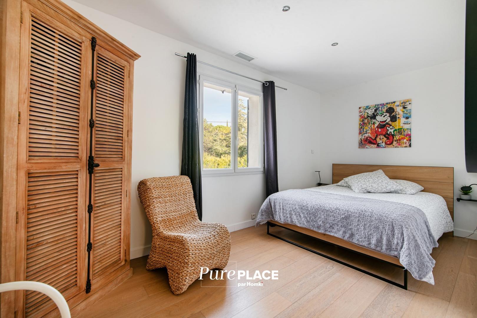 Chambre rénovée de la Villa des Lys — Puyricard Aix-en-Provence